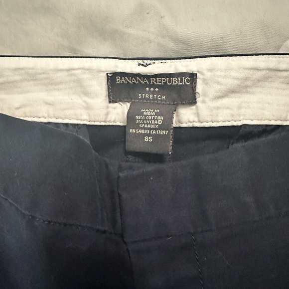 Banana Republic navy, wide leg pants, 8s - Picture 4 of 4